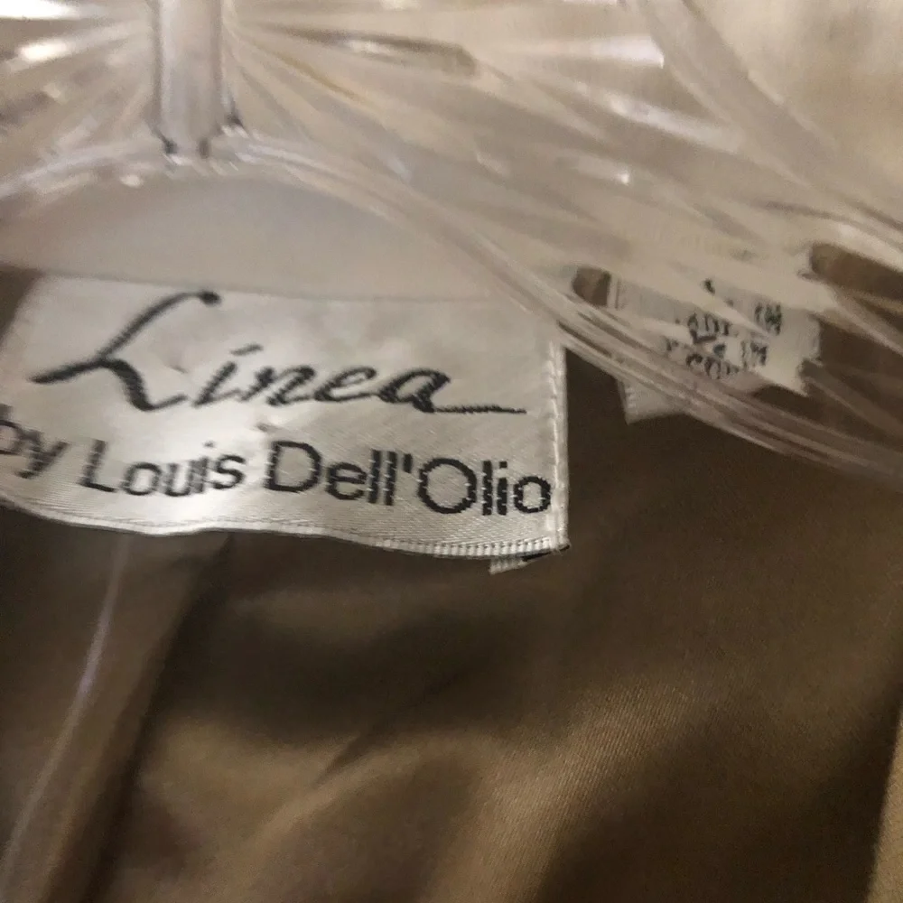 COPY - VINTAGE Linea by Louis Dell'Olio Trench Coat Women's L Tan Beige Brown - Picture 15 of 15